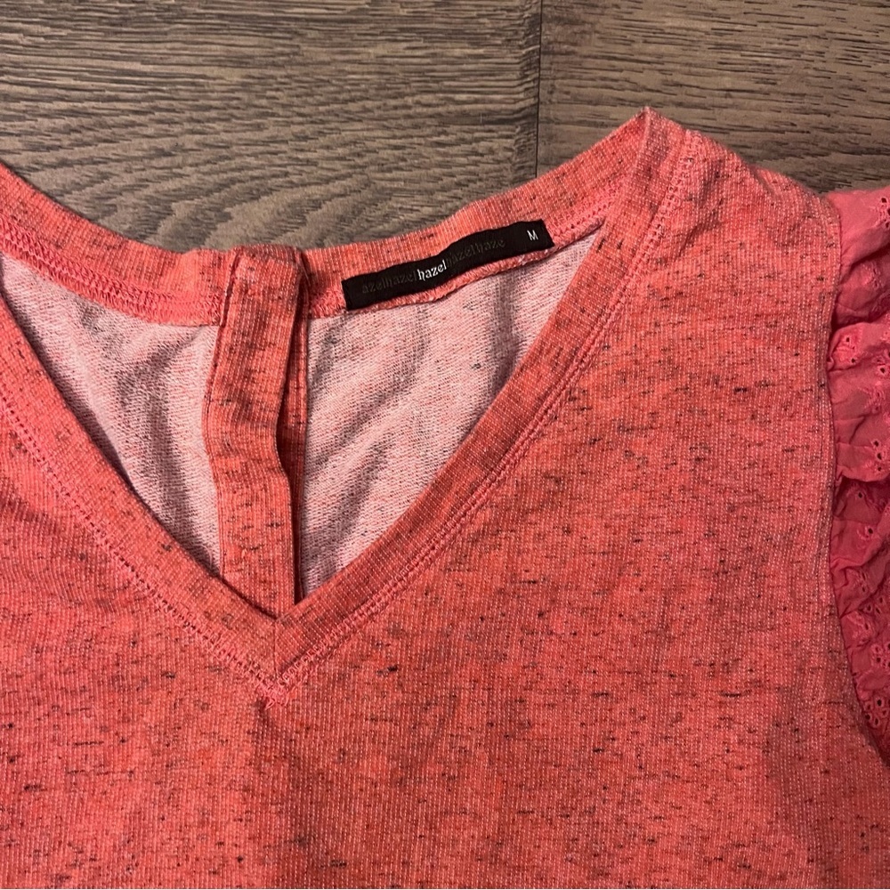 Azel Hazel Button Back Tank Medium Euc - image 4